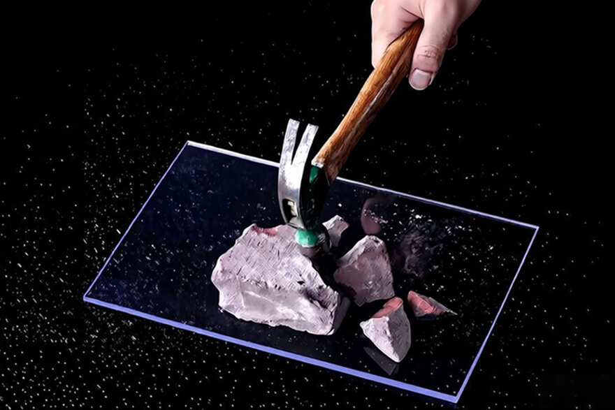 solid polycarbonate sheet with super impact resistance