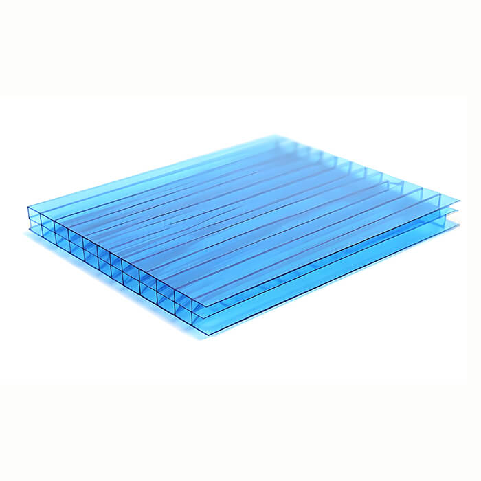 triple wall 3 layers hollow polycarbonate
